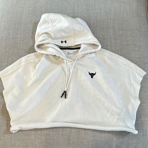 Under Armour M Project Rock Cropped Sweatshirt Bull